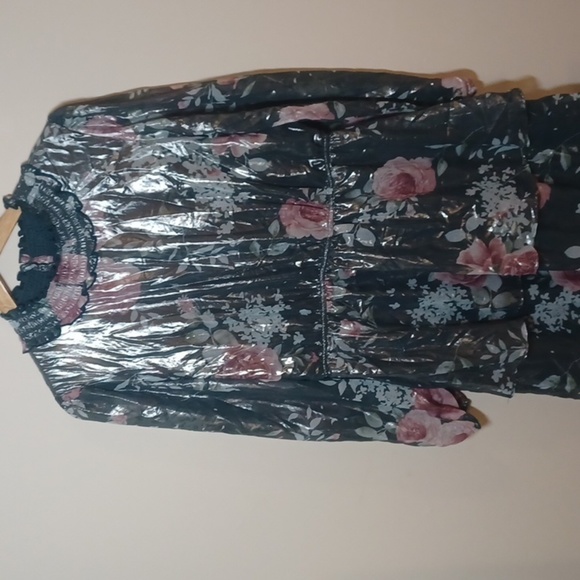 Crystal Doll Green Metallic Dress - Picture 2 of 8